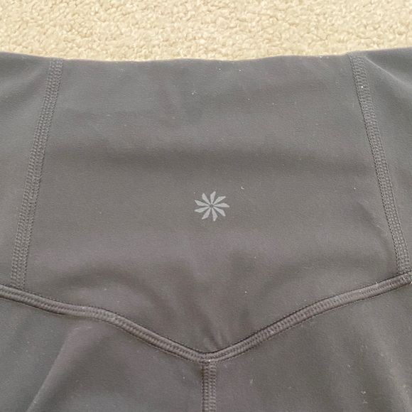 Athleta Black and Mauve Leggings 7/8 length - Picture 12 of 13